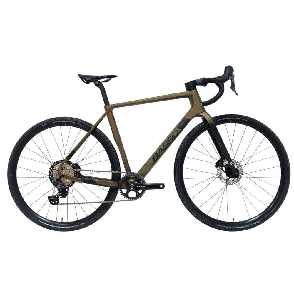 Basso Palta GRX 1x12 AllRoad1 gravel bike with Shimano GRX 12-speed gears and Mavic wheels, ready for adventure.