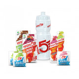 High5 Starter Kit with 750ml sports water bottle, energy and hydration accessories for active athletes