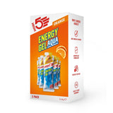 High5 Energy Gel Aqua Orange pack of five, hydrating carbohydrate gels for endurance athletes, with bright orange packaging.