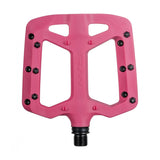 Funn Taipan MTB flat pedals with glass fibre reinforced plastic body and replaceable pins, designed for mountain biking components.