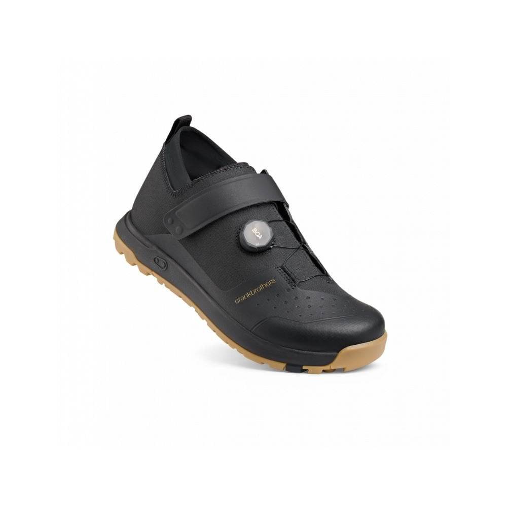 Crank Brothers Candy Lace Gravel Cycling Shoes showing durable rubber outsole and lace-up design for gravel riding.