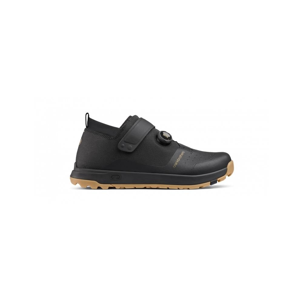 Crank Brothers Candy Lace gravel cycling shoes with durable rubber outsole, featuring lace-up design and lightweight construction.