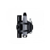 Crankbrothers BC18 SOS bottle cage tool kit with multi-tool in black and silver for bicycle maintenance and repair.
