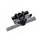 Crankbrothers BC18 SOS bottle cage tool kit with multi-tool in black and silver, designed for bike workshop and repair use.