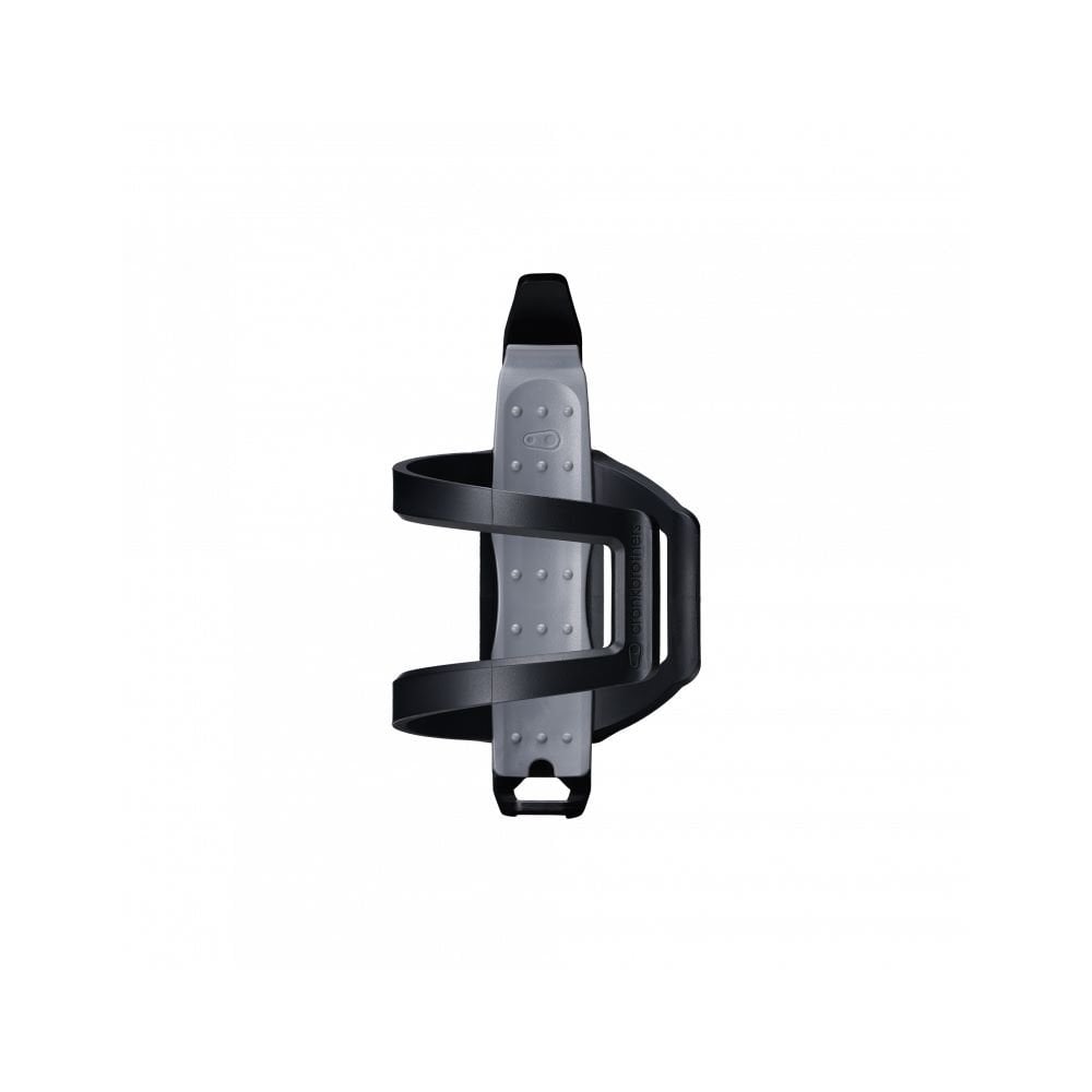 Crankbrothers BC2 SOS bottle cage with integrated tyre repair tools in black and silver, designed for bike workshops.