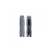 Crankbrothers SOS tyre lever with plug tool and plugs, black and silver bike repair workshop tool for easy tyre maintenance.