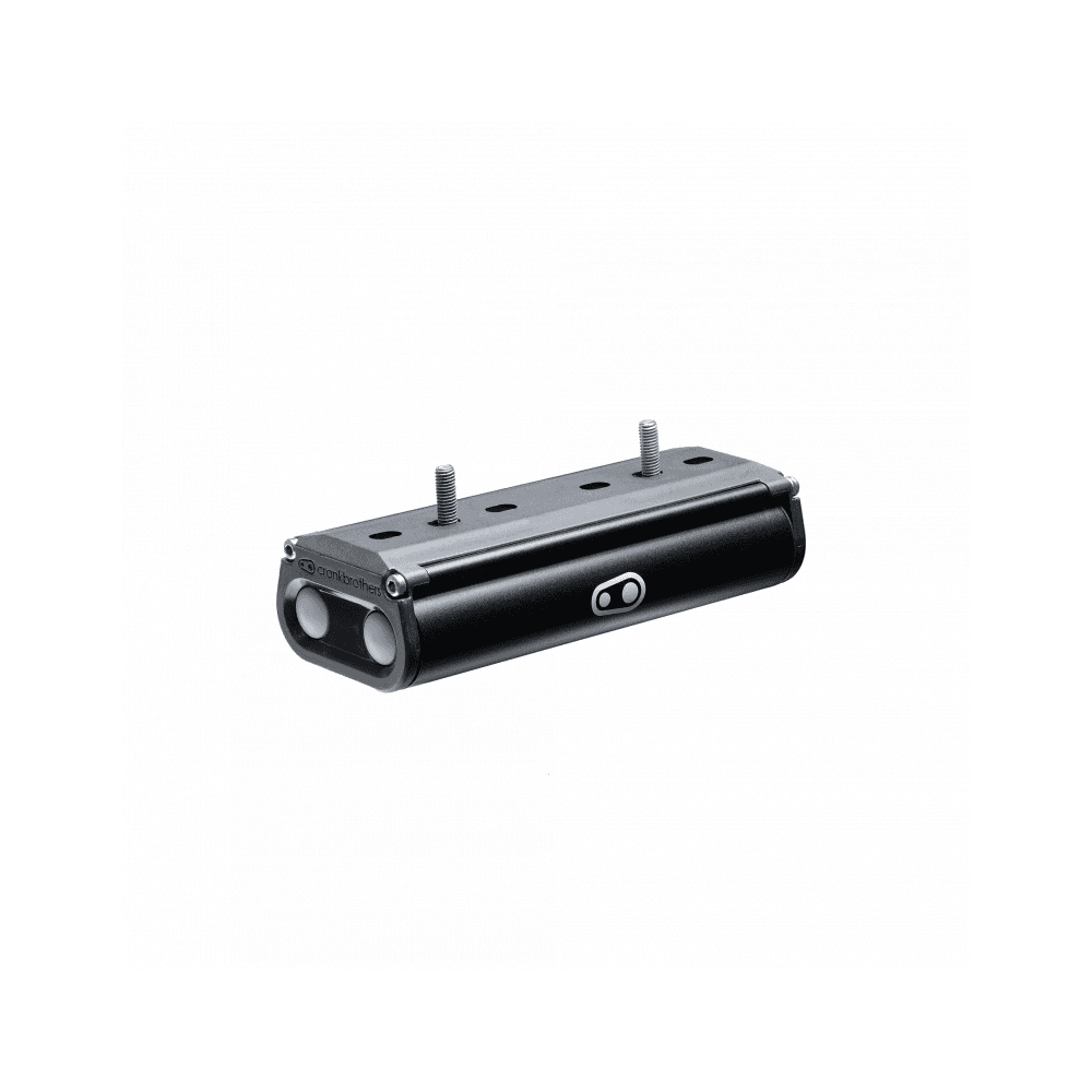 Crankbrothers TT17 SOS twin tube bike tool kit with CO2 storage in black and silver, compact workshop tool for bike repairs.