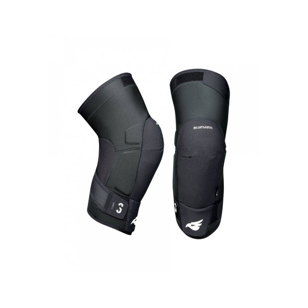 Bluegrass Bluegrass 3-Strap Knee Pads Level 2 certified mountain biking protection, showing the knee pad design and straps.