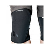 Bluegrass Arto Mountain Bike Knee Pads in blue, showing protective padding and adjustable straps for EN 1621 Level 2 safety.