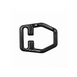 Black Kids Ride Shotgun Kids Ride Shotgun MTB tow rope with shock-absorbing, wearable design for kids' bike riding accessories.