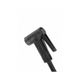 Topeak JoeBlow Mountain Ex floor pump with SmartHead, black and green, featuring Presta and Schrader valve compatibility.
