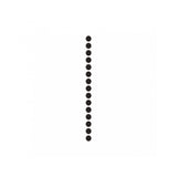 Black Velcro elliptical stickers for helmets and accessories by MET, universal fit, used on clothing and gear.