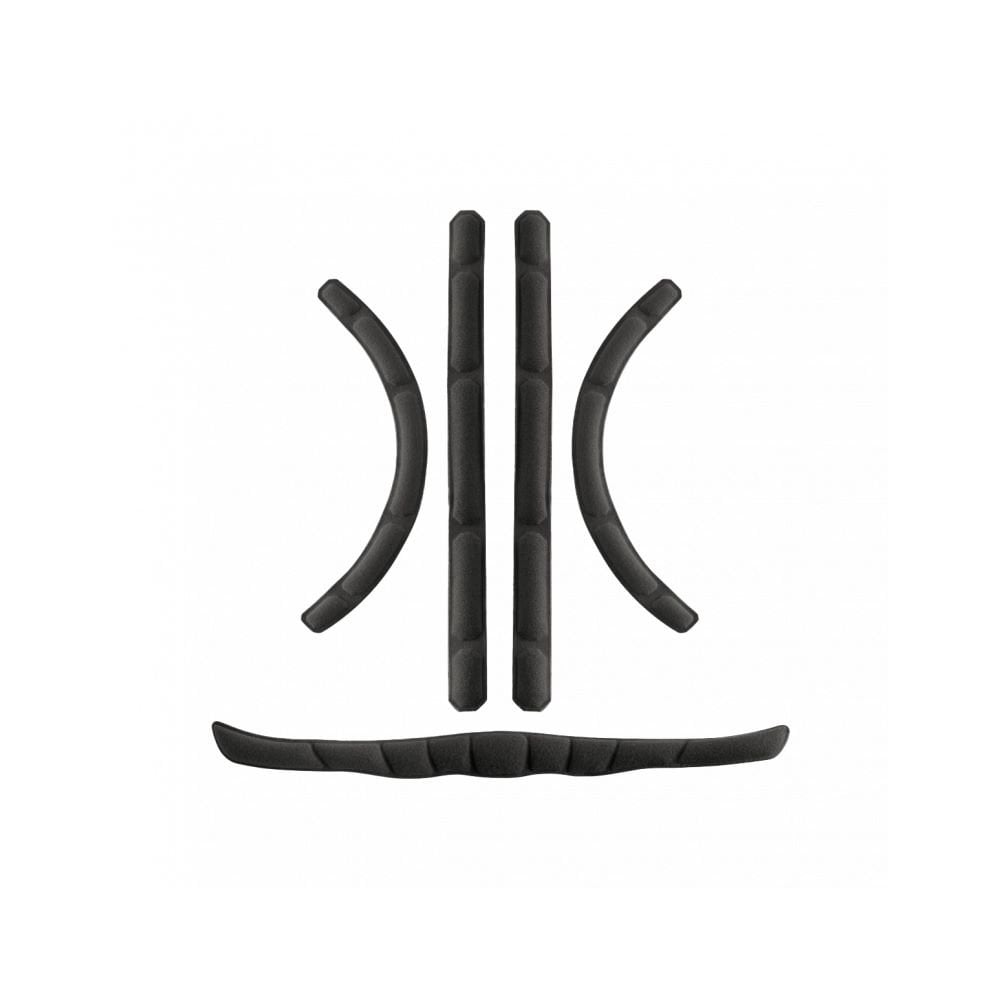 Black MET Drone helmet wide body pad kit for comfort replacement, showing padded interior with black cushioning material.