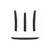 Black MET Miles Downtown helmet pad kit for improved comfort and fit, includes replacement padding for cycling helmets.