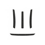 Black MET Miles Downtown helmet pad kit for improved comfort and fit, includes replacement padding for cycling helmets.