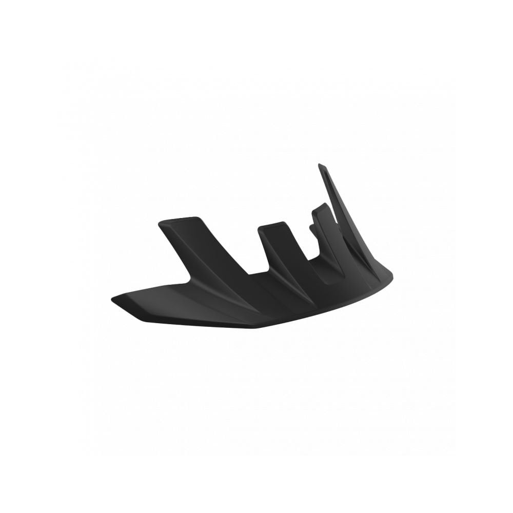 Black MET Crossover XL helmet replacement visor, genuine spare part, showing clear, curved protective shield for motorcycle helmets.