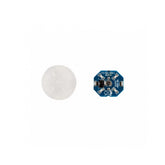 Black MET Parachute MCR helmet cheek pads set with 30mm thickness, replacement parts for motorcycle helmets.