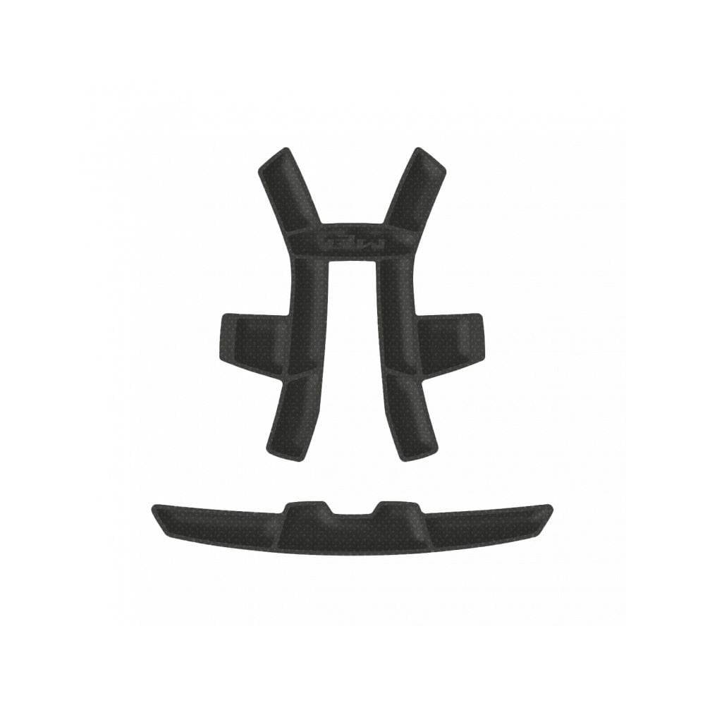 Black MET Crackerjack helmet replacement pads kit for improved comfort and fit, shown with close-up of padded interior.