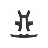 Black MET Crackerjack helmet replacement pads kit for improved comfort and fit, shown with close-up of padded interior.
