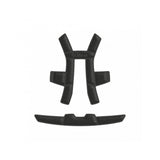 Black MET Crackerjack helmet replacement pads kit for improved comfort and fit, shown with close-up of padded interior.
