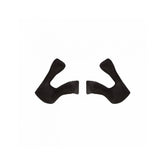 Bluegrass legit helmet cheek pads in black, large/X-large size, 25mm replacement pads for motorcycle helmet comfort.