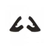Black MET Parachute MCR helmet cheek pads set with 20mm replacement cushions for helmet comfort and fit.