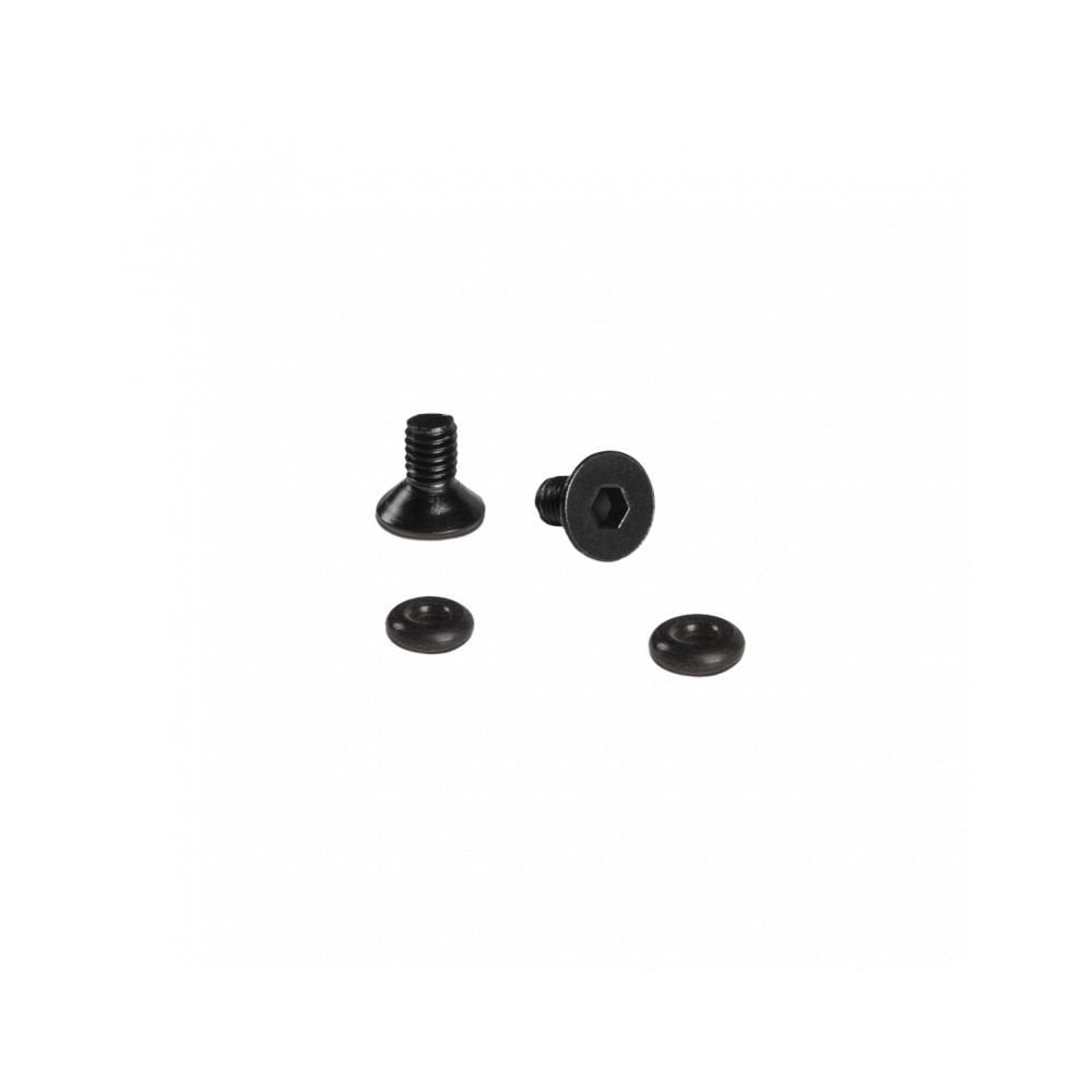 Black MET Parachute MCR helmet screw kit with genuine replacement parts, featuring multiple screws and small components.