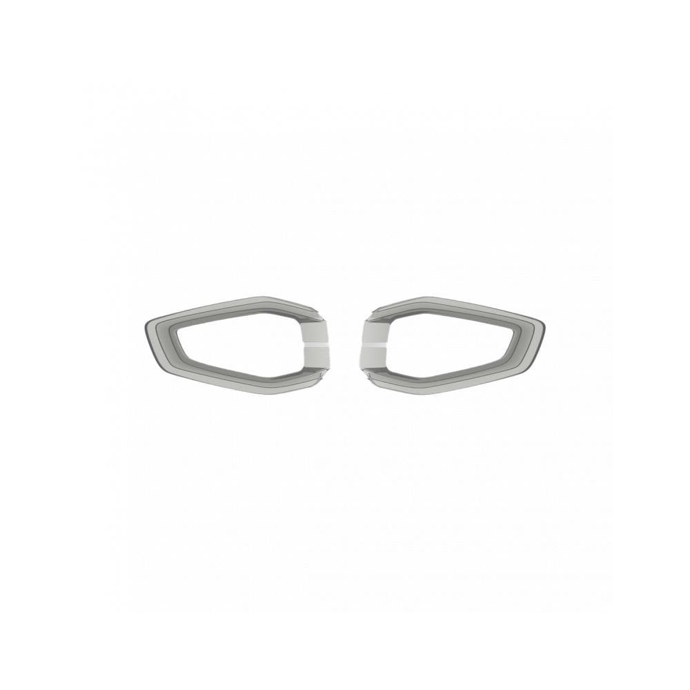Black MET Hooray helmet pad kit for replacement, designed to enhance comfort and breathability in cycling helmets.