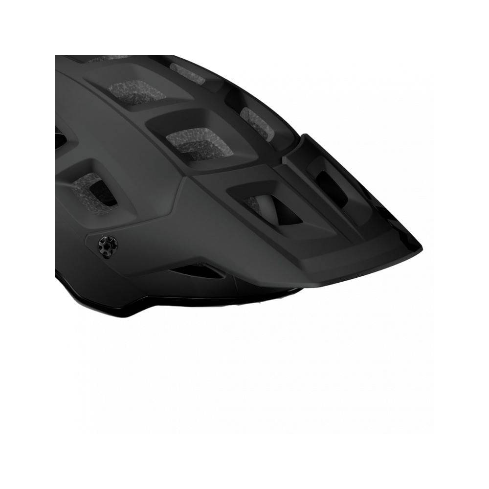 Black MET Roam large helmet replacement visor, a sun protection accessory for cycling helmets, shown on a helmet.