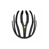 Black MET Trenta 3K Carbon helmet air pads, small/medium replacement cushioning, showing close-up of the helmet interior padding.