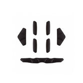 Black MET Universal Front Helmet Pad, replacement cushion for improved comfort and fit in motorcycle helmets.