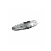 Silver MET Codatronca dual-mag shield replacement helmet visor for cycling, large size, made for MET cycling helmets.