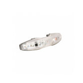 Black MET Magnetic USB rear light adaptor for Rivale MIPS helmet, designed for secure attachment and visibility.