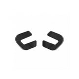 Bluegrass Vanguard helmet pad kit in black with universal fit replacement pads, showing close-up of padded interior for motorcycle helmets.