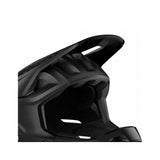 Bluegrass Intox helmet visor in black, genuine replacement part for motorcycle helmet protection and visibility.