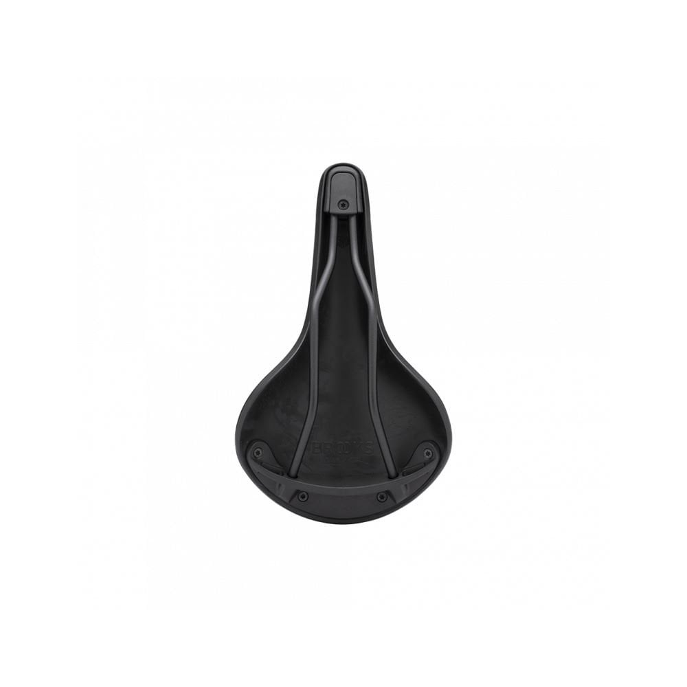 Brooks C17 Cambium all-weather bike saddle showing waterproof, durable design with ergonomic shape and natural finish.