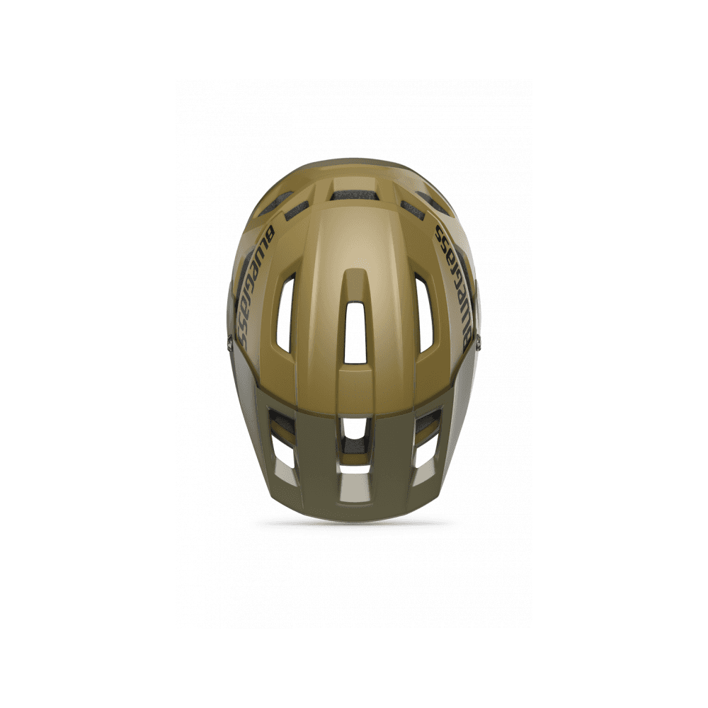 Bluegrass Bluegrass Legit Carbon MIPS helmet for downhill, enduro, and BMX racing, featuring a sleek blue design and protective build.