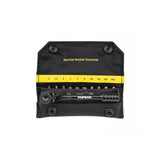 Topeak Ratchet Rocket Essential black bike multi-tool with 10 hardened steel bits, compact workshop tool for bike repairs.