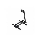 Topeak Line Up II folding bike stand in black with locking mechanism for 20-29 inch wheels, accessory for bicycle stability