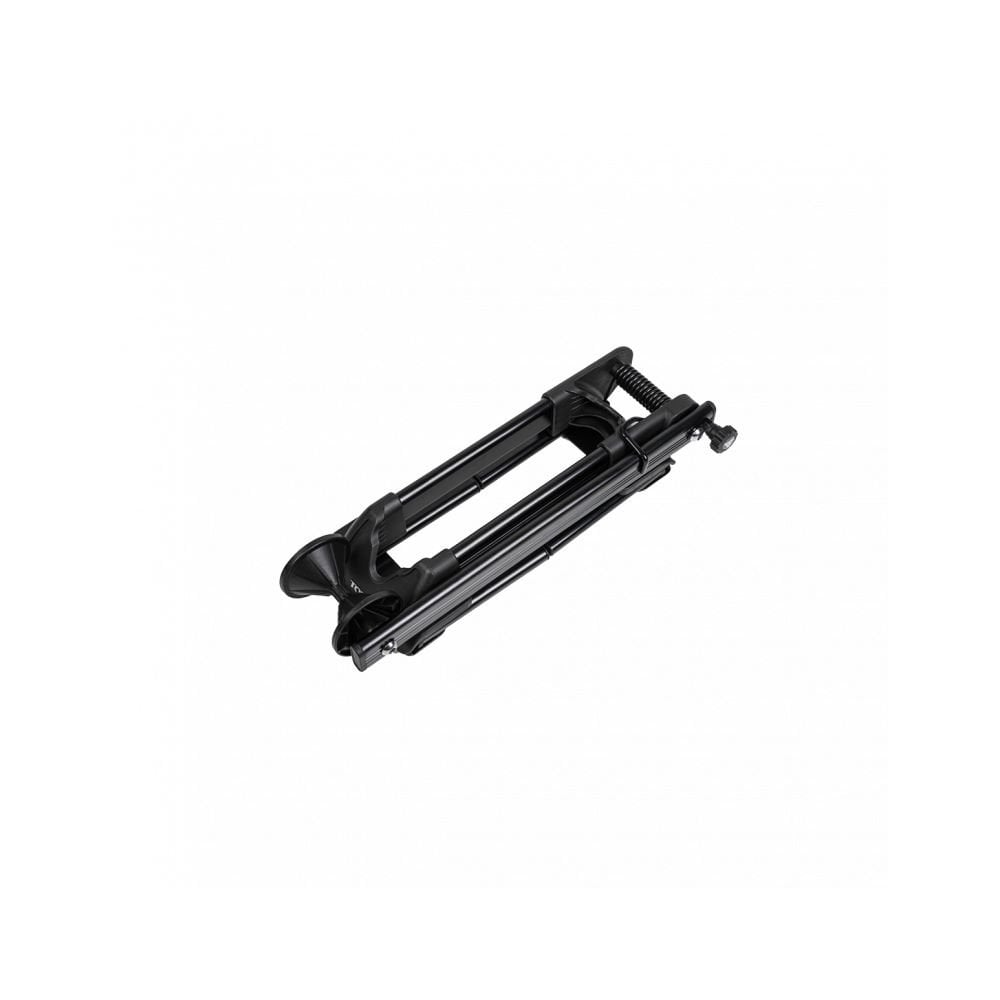 Topeak Line Up II folding bike stand in black, designed for 20-29 inch wheels with locking mechanism for bicycle accessories