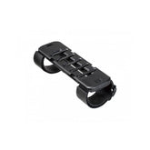 Topeak Fastfuel Platform Small Black bike gel pack holder with FastFuel clip and cutter attachment on accessory mount