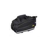 Topeak MTM TrunkBag EX black bike rack bag with water bottle holder, weather-resistant 8L cycling accessories for bikes