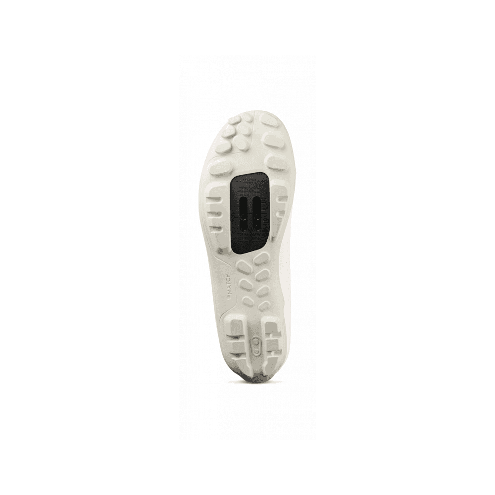 Crank Brothers Candy Lace gravel cycling shoes with durable rubber outsole, white and black design, and lace-up closure.