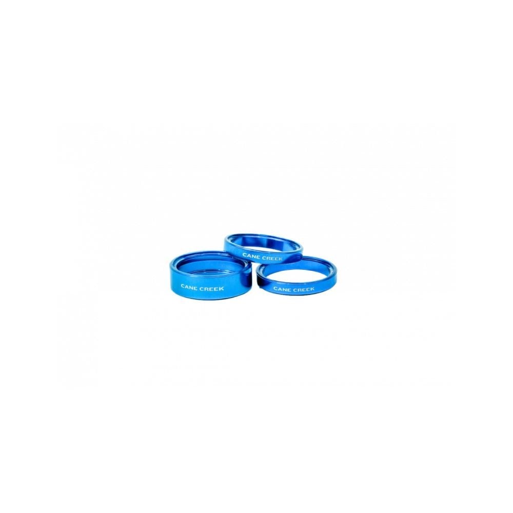Cane Creek Chroma Studio Interlok 1 1/8-inch headset spacer kit with various spacers and accessories for bike components.