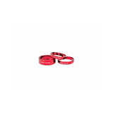 Cane Creek Chroma Studio Interlok 1 1/8-inch headset spacer kit with spare components, black metal spacers for bicycle headsets.