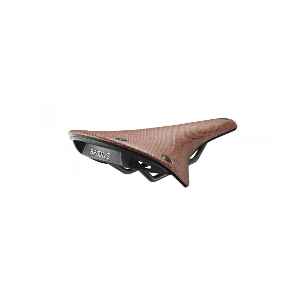 Brooks C17 Cambium all-weather bicycle saddle with waterproof cover, ideal for touring and commuting on a durable bike seat