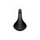 Brooks C17 Cambium all-weather bicycle saddle mounted on a bike, waterproof touring and commuter seat for cycling comfort.
