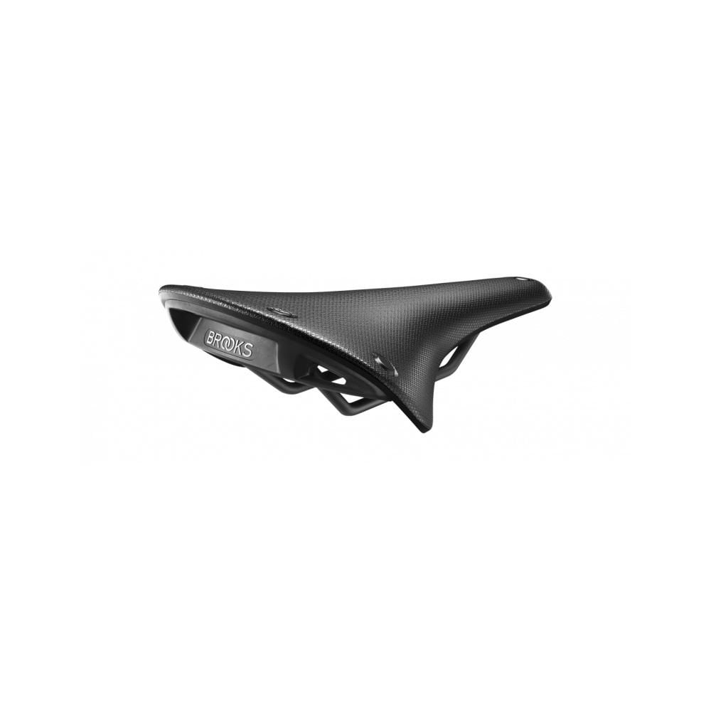 Brooks C17 Cambium all-weather bicycle saddle, waterproof touring commuter seat with leather finish and durable components.