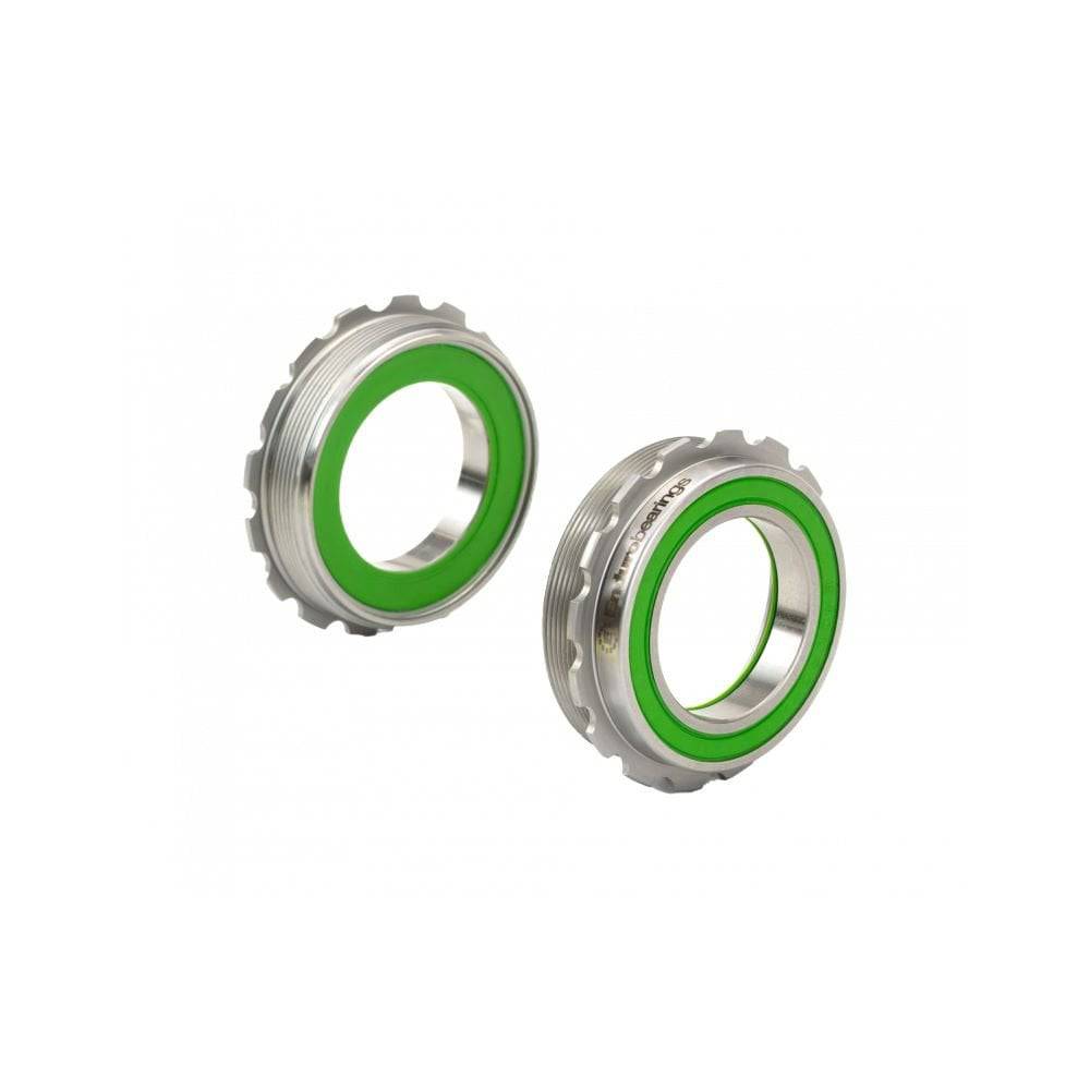 Enduro Bearings Maxhit T47 asymmetrical bottom bracket with integrated bearings and seals, bike component for smooth performance.