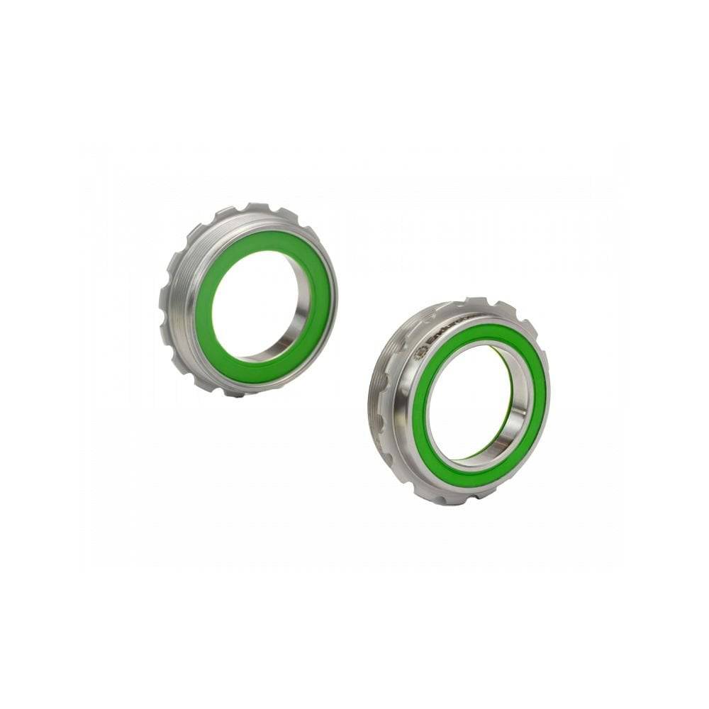 Enduro Bearings Maxhit T47 asymmetrical bottom bracket with integrated bearings and seals, bicycle component for smooth performance.